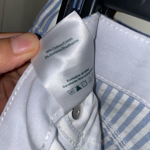 Jag Jeans Blue and White Striped Denim - Picture 12 of 16